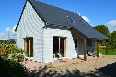 Image de Charmante maison bois 3 pers près de Carteret, animaux acceptés