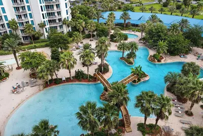 Image de Palms Resort 2413 Jr 2br \/ 2ba☀Open du 4 au 7 mai, 757 $! Vues du 4ème étage! Piscine lagon!