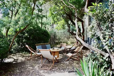 Image de à 50m de l’accès plage nord derrière la dune atlantique, jardin