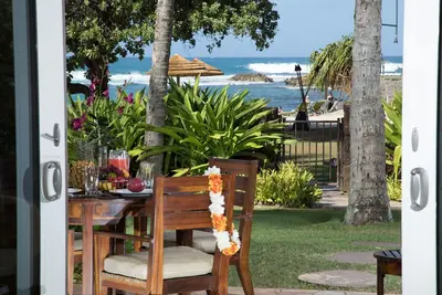 Image de Direct Ocean View Beach niveau Villa 4 lits 102-103 à Turtle Bay!