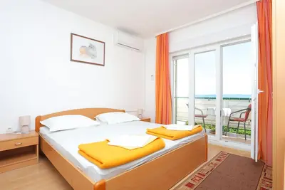 Image de Garçonnière avec le balcon et la vue sur le mer Tucepi (Makarska) (As-5263-b)
