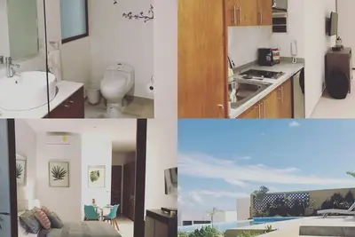 Image de Loft à la mode près de 5thAv Playa del Carmen ♥