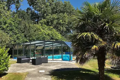 Image de Villa plain-pied avec piscine privée, jardin et Wifi - Proche Trégastel et Perros-Guirec