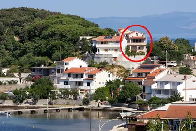 Appartement de trois chambres avec la terrasse et la vue sur le mer Kampor, Rab (A-5034-a)