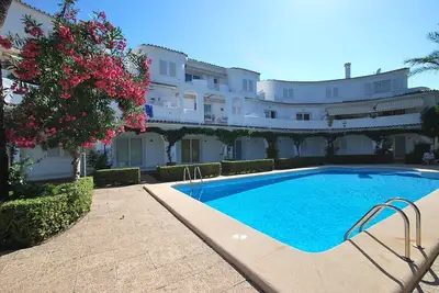 Image de Appartement, 200 m de la plage, piscine commune, vue mer, internet, air conditio
