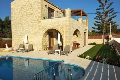 Villa Katerina avec vue imprenable sur la mer