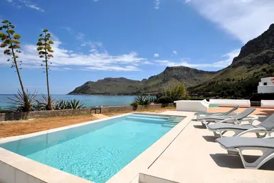 Image de Xoroi- First Sea Line Rustic House à Betlem avec vue sur la baie d'Alcudia. Bbq Majorque Enfants bienvenus - 103076- - WiFi gratuit