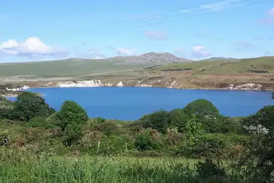 Image de Superbes vues sur les landes ininterrompues sur le lac et Rough Tor