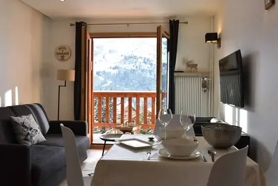 Image de Charmant 2 pièces pour 4 à Méribel, à proximité des pistes, commerces et navette