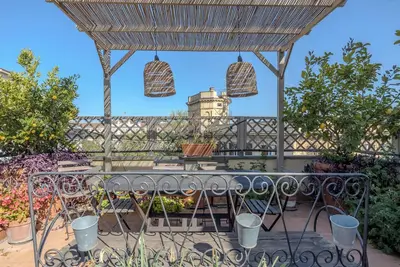 Image de Charmant penthouse terrasse à Rome près de la Piazza del Popolo et de la rivière Tevere