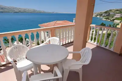 Image de Appartement d'une chambre prés de la plage Metajna, Pag (A-6522-g)