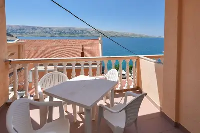 Image de Appartement d'une chambre prés de la plage Metajna, Pag (A-6522-e)