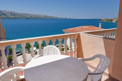Image de Appartement d'une chambre prés de la plage Metajna, Pag (A-6522-f)