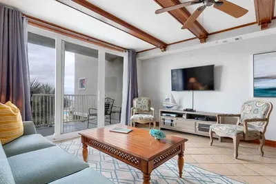 Image de Condo 2 chambres avec balcon privé donnant sur l'océan et les piscines, Restaurant sur place, Animaux admis