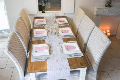 Image de appartement spacieux et élégant dans le quartier de Sankt Peter-Ording Bad incl. Fi