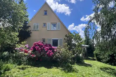 Image de Maison de vacances idyllique dans la forêt souabe, Jura souabe (Ostalb) endroit calme