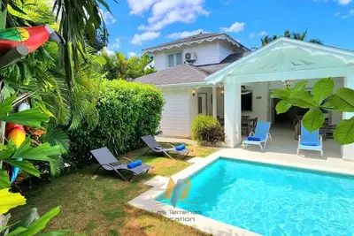 Image de Villa Caraïbes / Piscine-Jacuzzi privé / 200m plage Las Ballenas / Bars