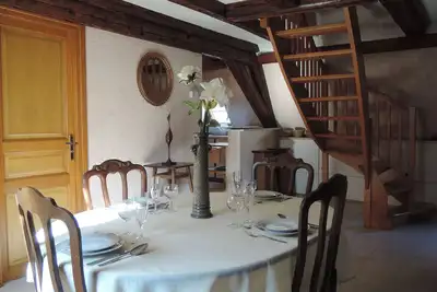 Image de charmant duplex typiquement alsacien, plein centre historique de Colmar au calme