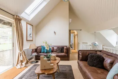 La retraite du président, Slad, The Cotswolds, Gloucestershire. Espace pour se détendre