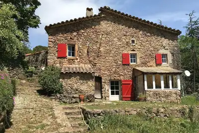 Image de Mas Cévenol typique, familial, isolé, calme, piscine privée au coeur de 20ha