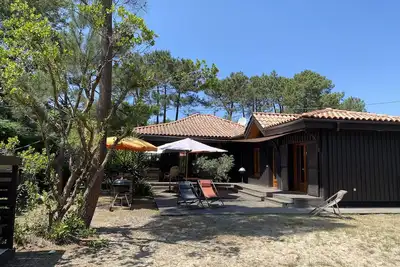 Image de Villa en bois typique du bassin  Petit Piquey, 10 personnes - 5 chambres - 3 Sdb