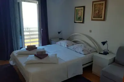 Image de Appartement d'une chambre avec la terrasse et la vue sur le mer Gradac, Makarska (A-15642-a)