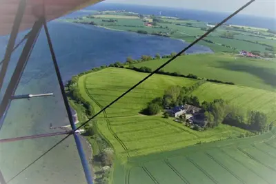 Image de Ferienhof Kronborg directement sur l'eau: Lumineux appartement de jardin avec Wlan