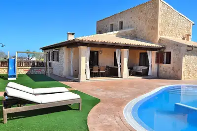 Image de Son Costa 065 magnifique finca avec piscine privée, espace enfants, air conditionné et barbecue