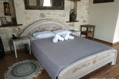 Villa en pierre traditionnelle très calme à la nature dans le sud de la Crète