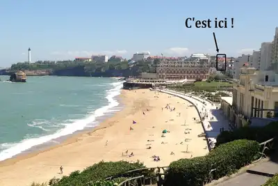 Beau meublé classé 3*, 2 chambres, à 2 pas de la plage, situation exceptionnelle
