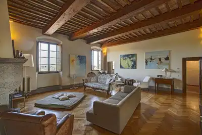 Bâtiment historique du village médiéval du 15ème siècle