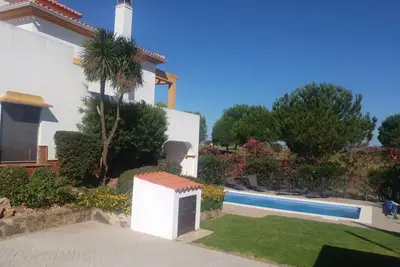 Image de Spacieuse villa avec vue imprenable sur le parcours de golf sur le Guadiana et le Portugal