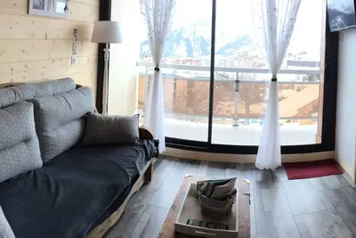 Image de Appartement rénové à La Toussuire, skis aux pieds