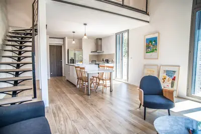 Image de Le Moulleau, Luxueux grand appartement en duplex proche de la plage