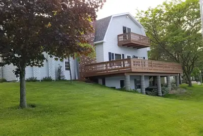 Image de Cheboygan maison au bord du lac sur tous les sports Long Lake
