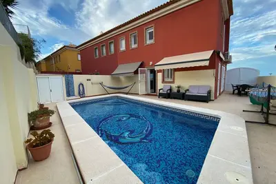 Image de Réduit! près de Los Alcazares Villa 3 chambres piscine privée vue sur la mer 5 promenade de la plage