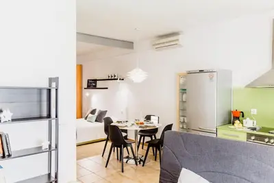Charmant loft sur la plage à 45min de Barcelone