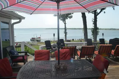 Image de Grand Panoramic Retreat, 6 Br, 3 Ba, 300 'Lakefront, Hot Tub, Dock & Launch! Nouveau