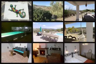 Image de Différentes, maison de campagne privée pleine de charme se détendre place avec des lits en pierre