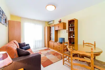 A studio apartment of ​​32 m2 for 2 persons.