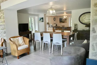 Image de 700m de la plage des Dames - Maison pour 9