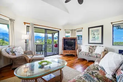 Image de Villa confortable avec une vue imprenable sur Kauai - plage à proximité!
