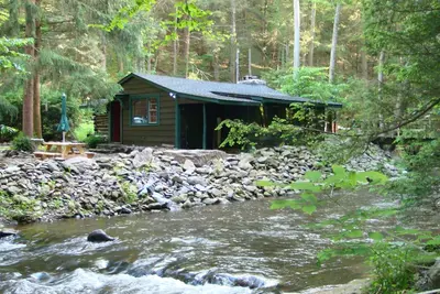 Image de Installez-vous confortablement à Poconos Creek House de Big Al - Dsl sans fil et truite! !