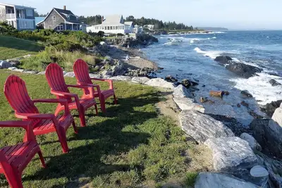 Image de Nouveau chalet parfait pour un séjour paisible et calme sur l'océan avec plage