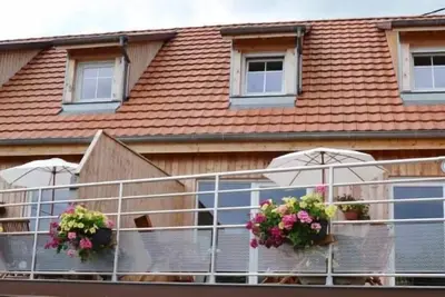 Image de Loue Gîte ossature bois 3 clés tout confort avec sauna et vue sur vigne et forêt
