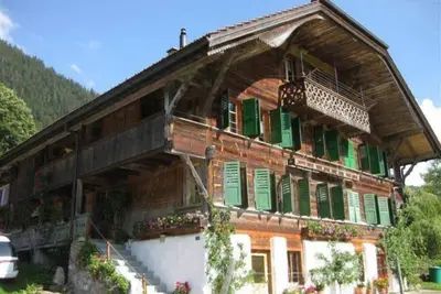Image de Très bel appartement de charme dans Ferme de montagne avec magnifique jardin