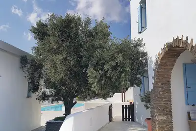 Image de Maison cycladique d'Arke près de la plage