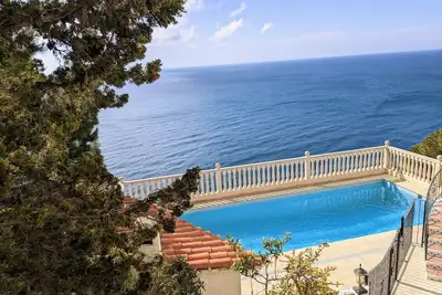 Image de Xabia, Balcon al Mar Splendide Vue Mer! Piscine, jardin arboré, wifi, près plage