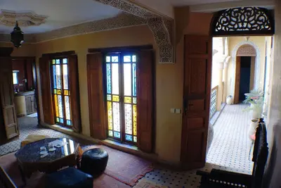 Suite 2/3 Pers au Riad Layalina Fes : Piscine, Vue 360° & Parking Gratuit