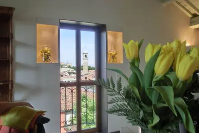 Image de Superbe appartement mansardé dans le centre de Padoue.